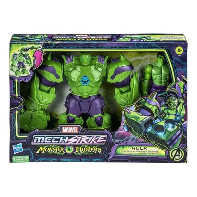 Boneco Hulk Marvel Mechstrike Monster Hunters - Hasbro - Bonecos